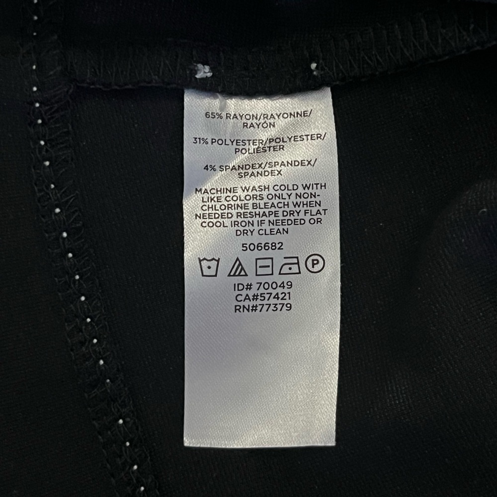 Ann Taylor Black Stitched Top - Picture 5 of 5
